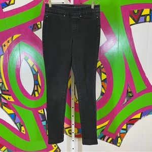 Yummie Tummie, Black Jeggings. Size Large. In excellent condition!